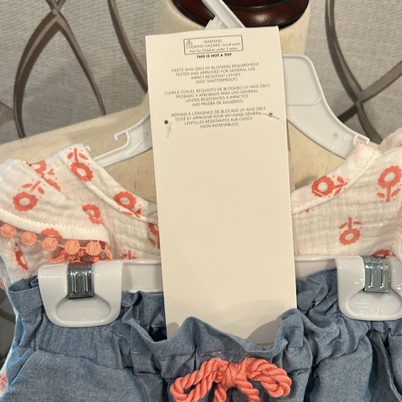 NEW 3 piece Rachel Zoe Toddler Outfit: Top, Pants, and Sunglasses Size 4T - Picture 8 of 9